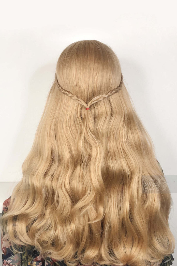 Honey Blonde Wavy Lace Front Synthetic Wig Bianca
