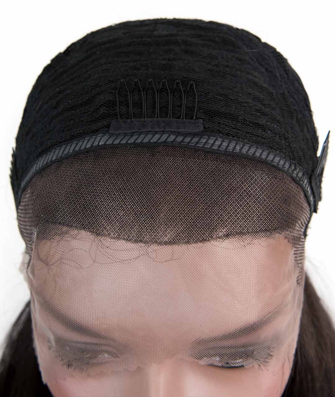 Natural Black Wavy Lace Front Synthetic Wig Bella
