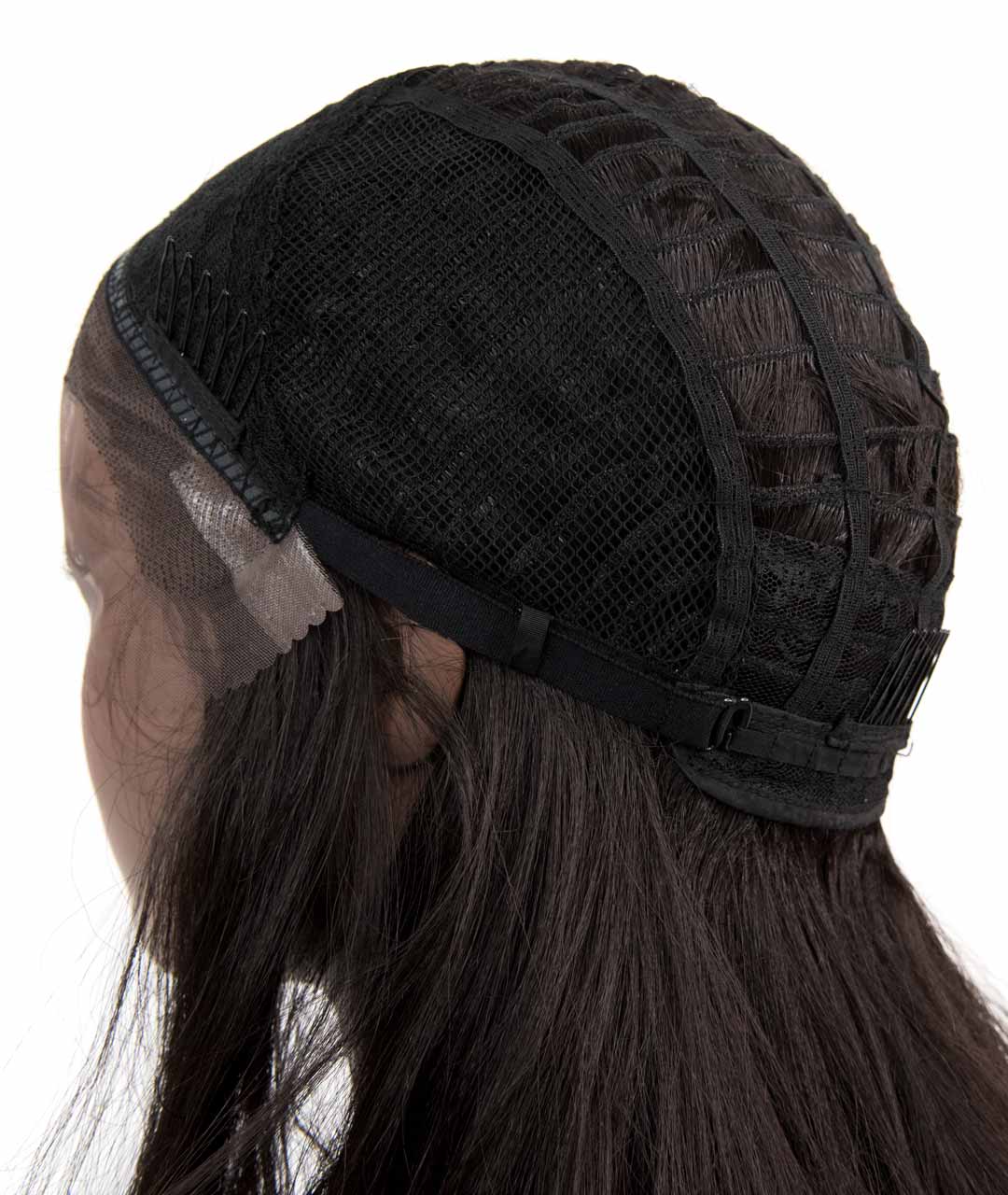 Natural Black Wavy Lace Front Synthetic Wig Bella