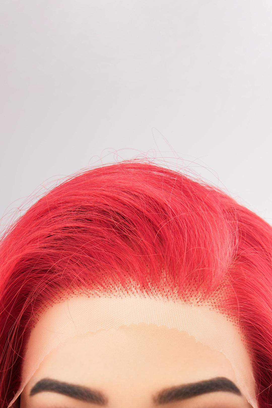 Red Straight Lace Front Synthetic Wig Aitana