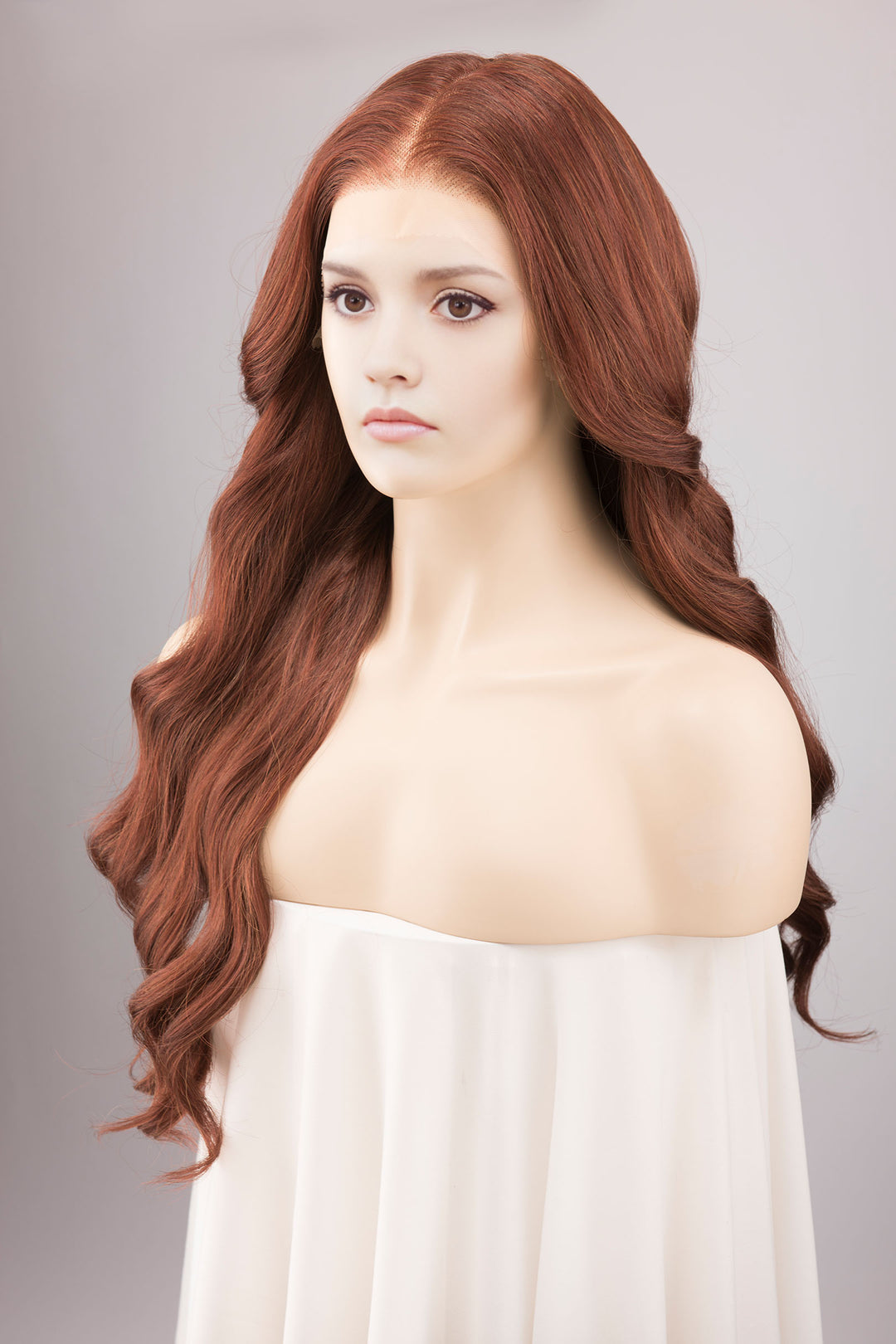 Alicent Hightower Wig  26" Auburn Wavy Lace Front Wig