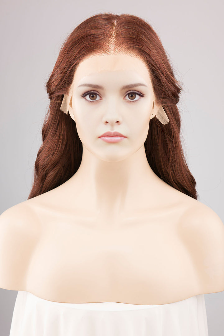 Alicent Hightower Wig  26" Auburn Wavy Lace Front Wig