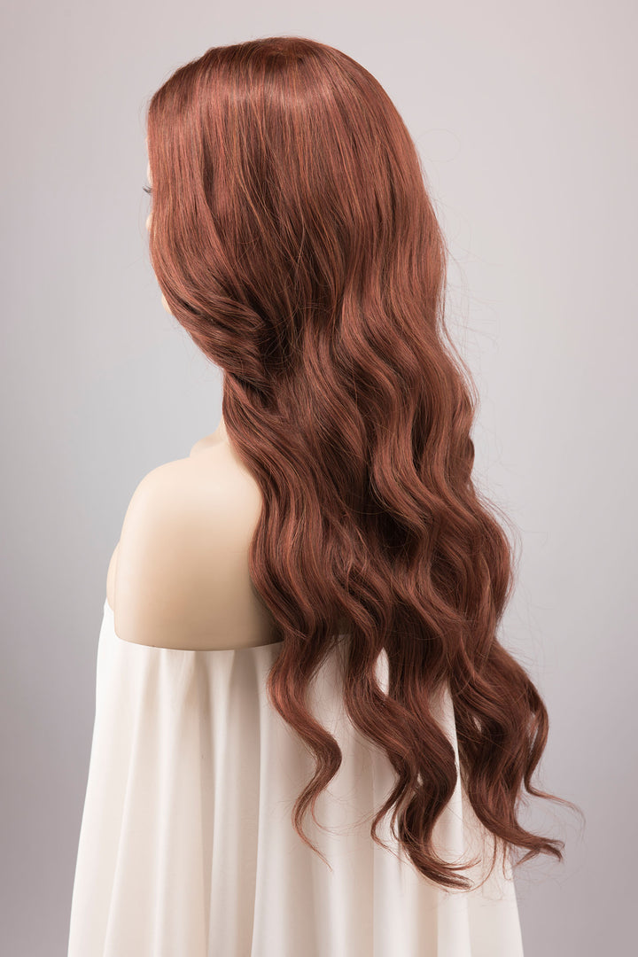 Alicent Hightower Wig  26" Auburn Wavy Lace Front Wig