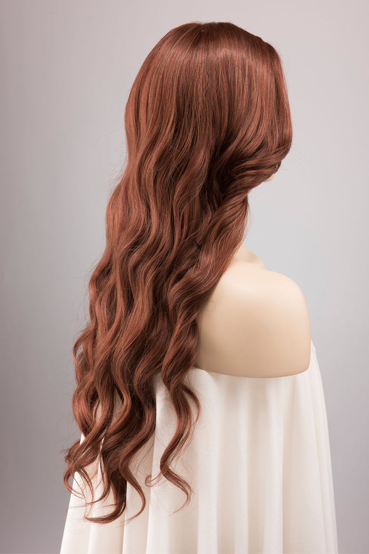 Alicent Hightower Wig  26" Auburn Wavy Lace Front Wig