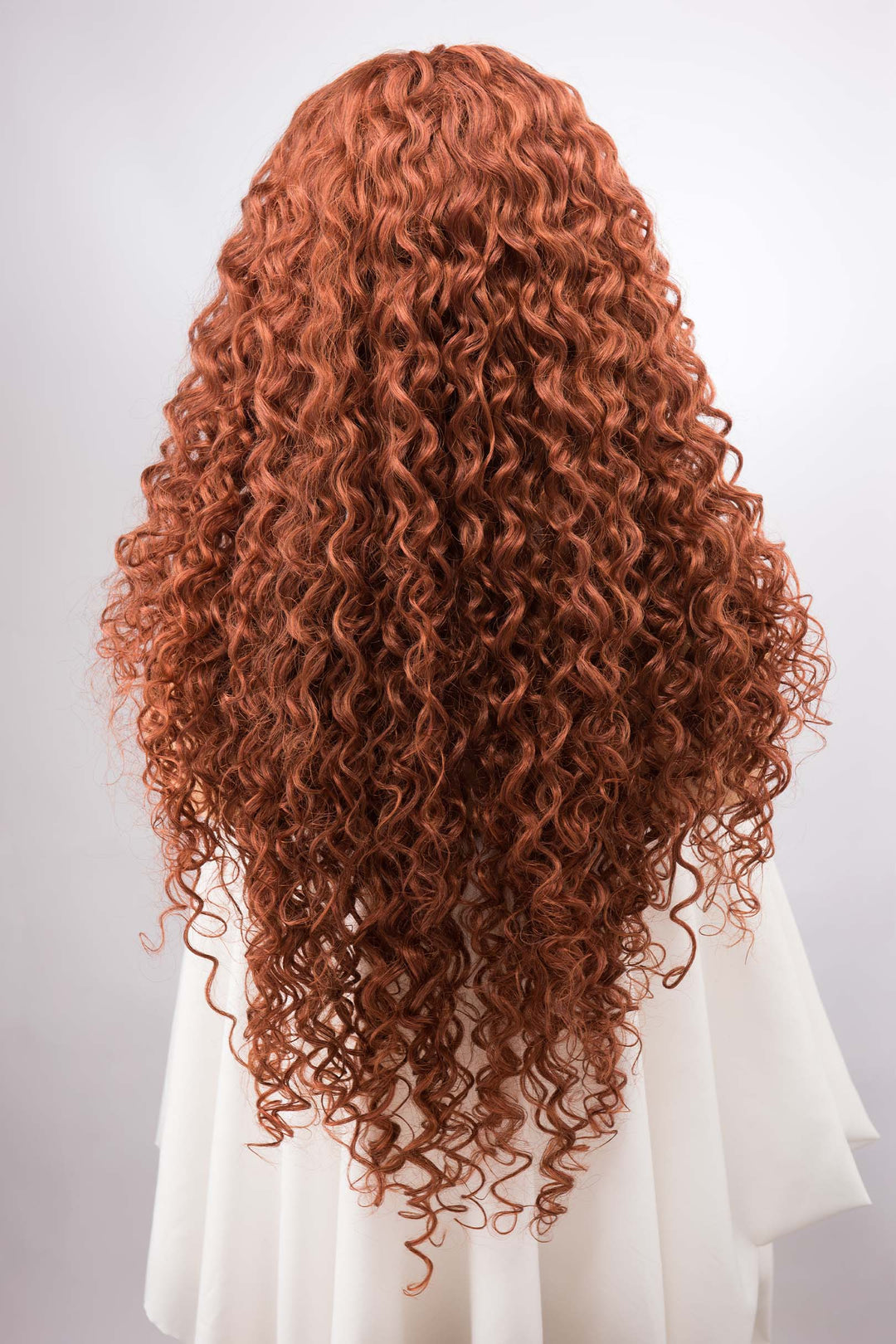 Auburn Ginger Wig Lace Front Curly Wig Orange Copper Wig Merida Cosplay Lace Wig Drag Queen Wig Halloween Costume Wig AUTUMN