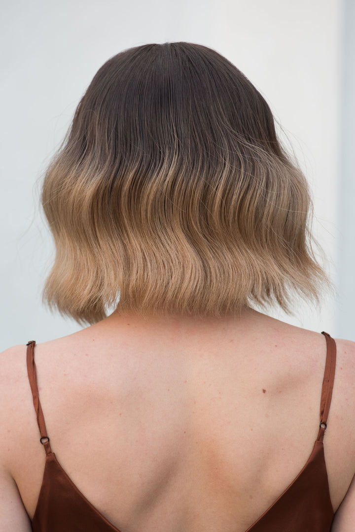 Blonde Ombre Wavy Synthetic Bob Wig Blake