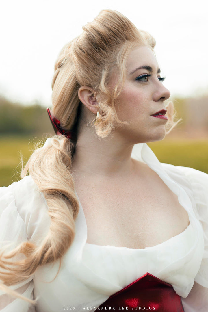 Champagne Sandy Blonde Straight Lace Front Synthetic Wig Camelia