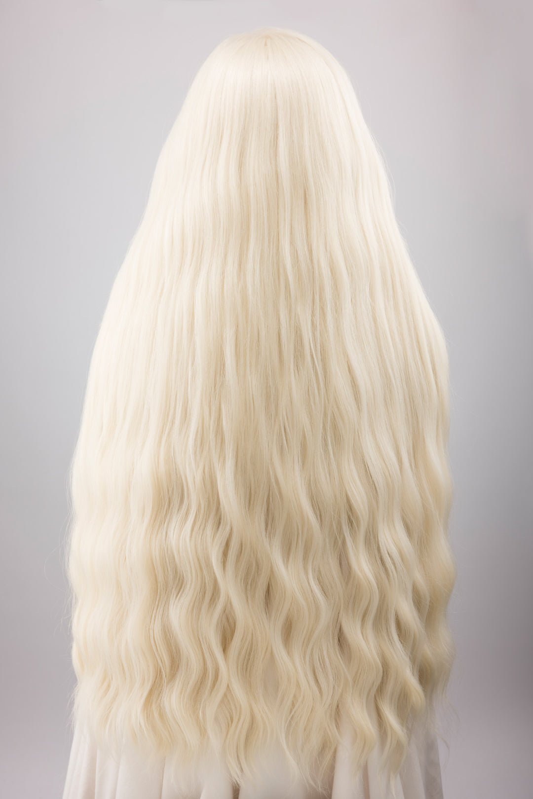 Icy Blonde Large Lace 13x6 Long Wavy Wig Game of Throne Rhaenyra Daenerys