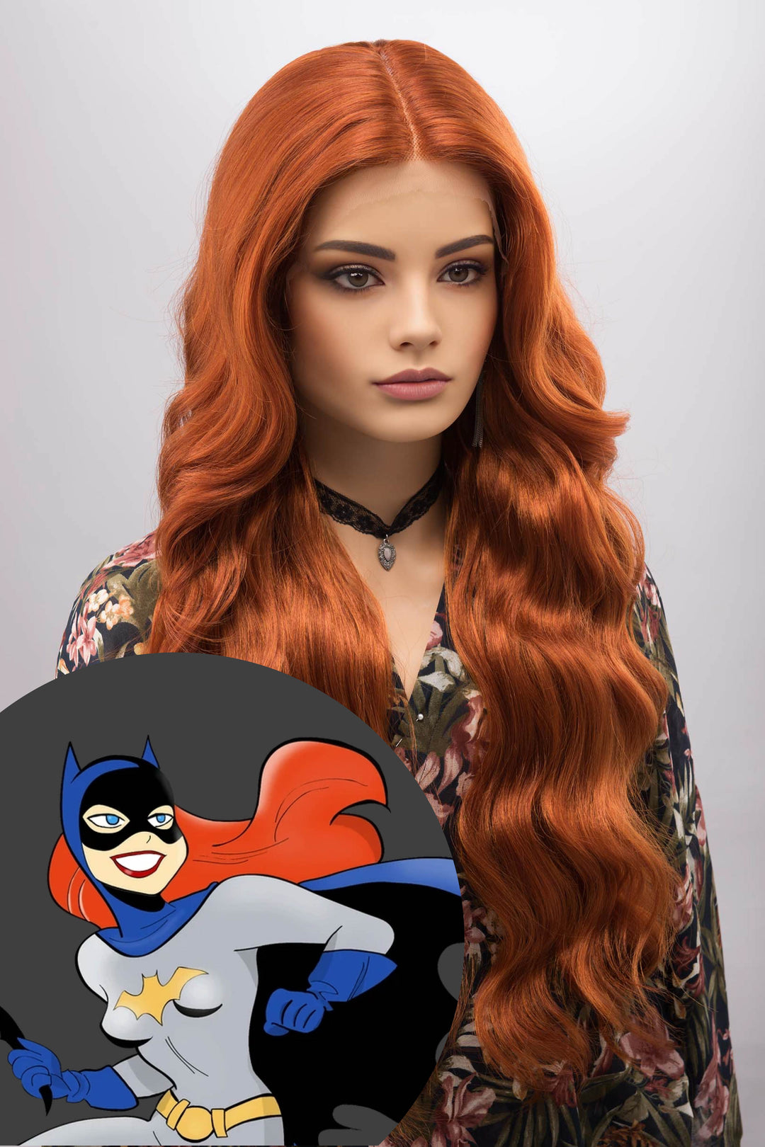 Ginger Wavy Lace Front Synthetic Wig Erin