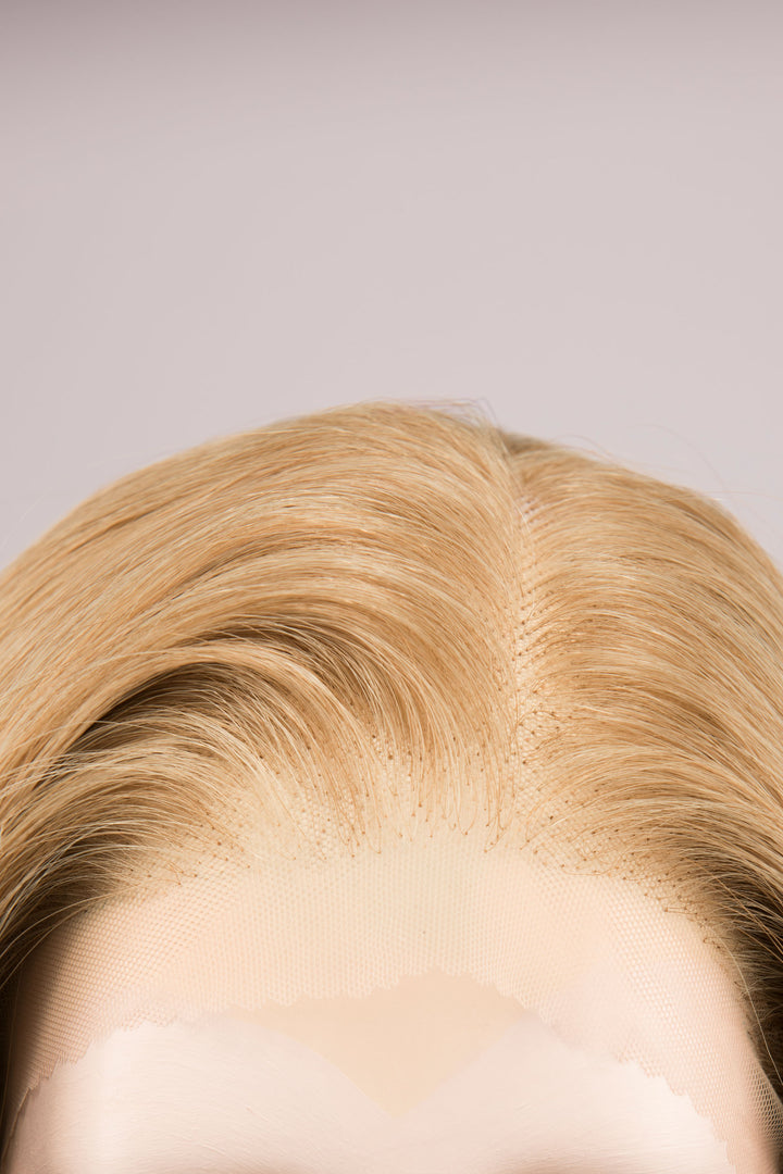 High Lady Lace Wig Golden Brown Wavy Hair ACOTAR Cosplay