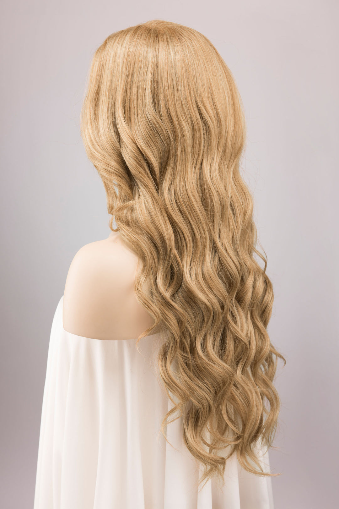 High Lady Lace Wig Golden Brown Wavy Hair ACOTAR Cosplay