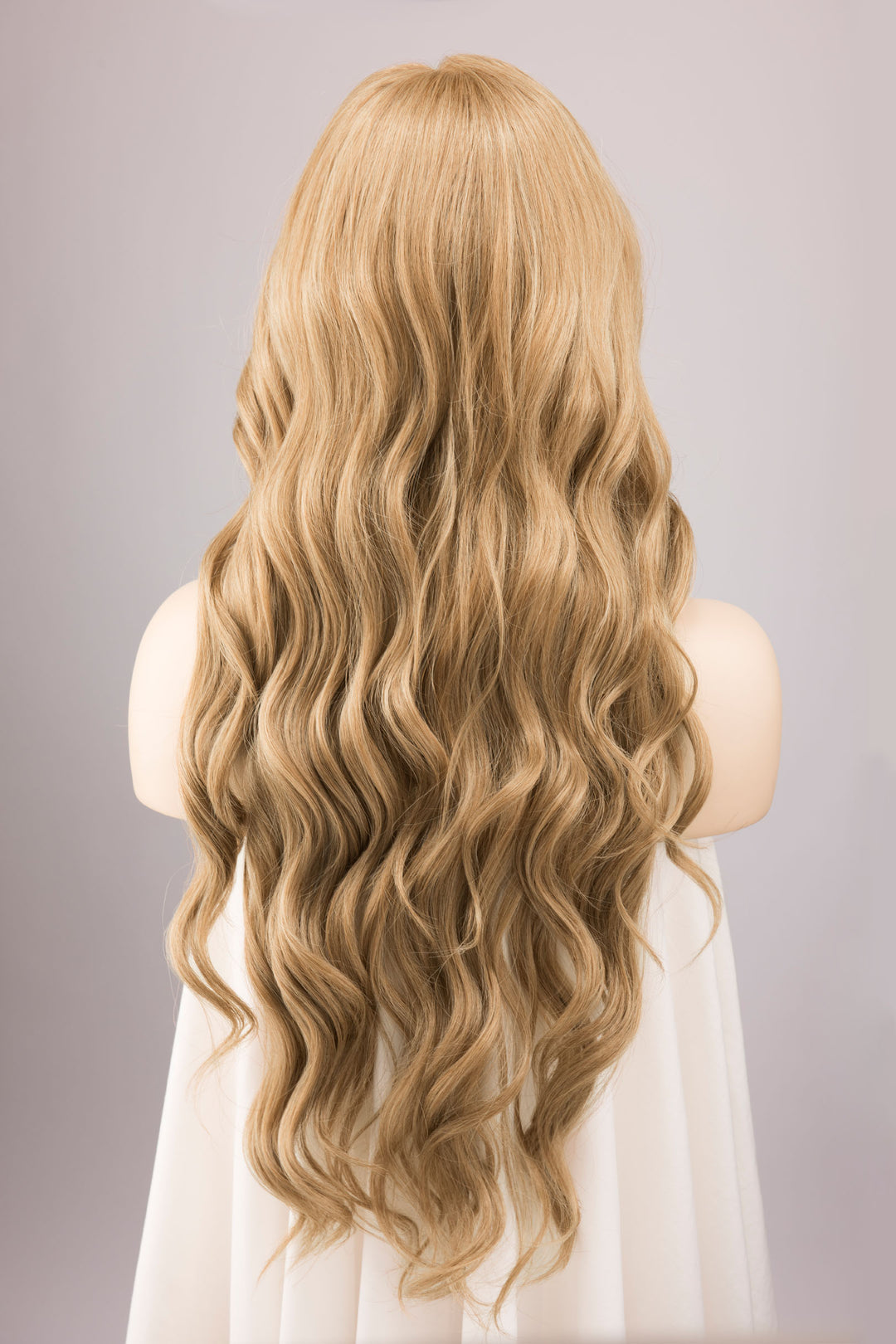 High Lady Lace Wig Golden Brown Wavy Hair ACOTAR Cosplay