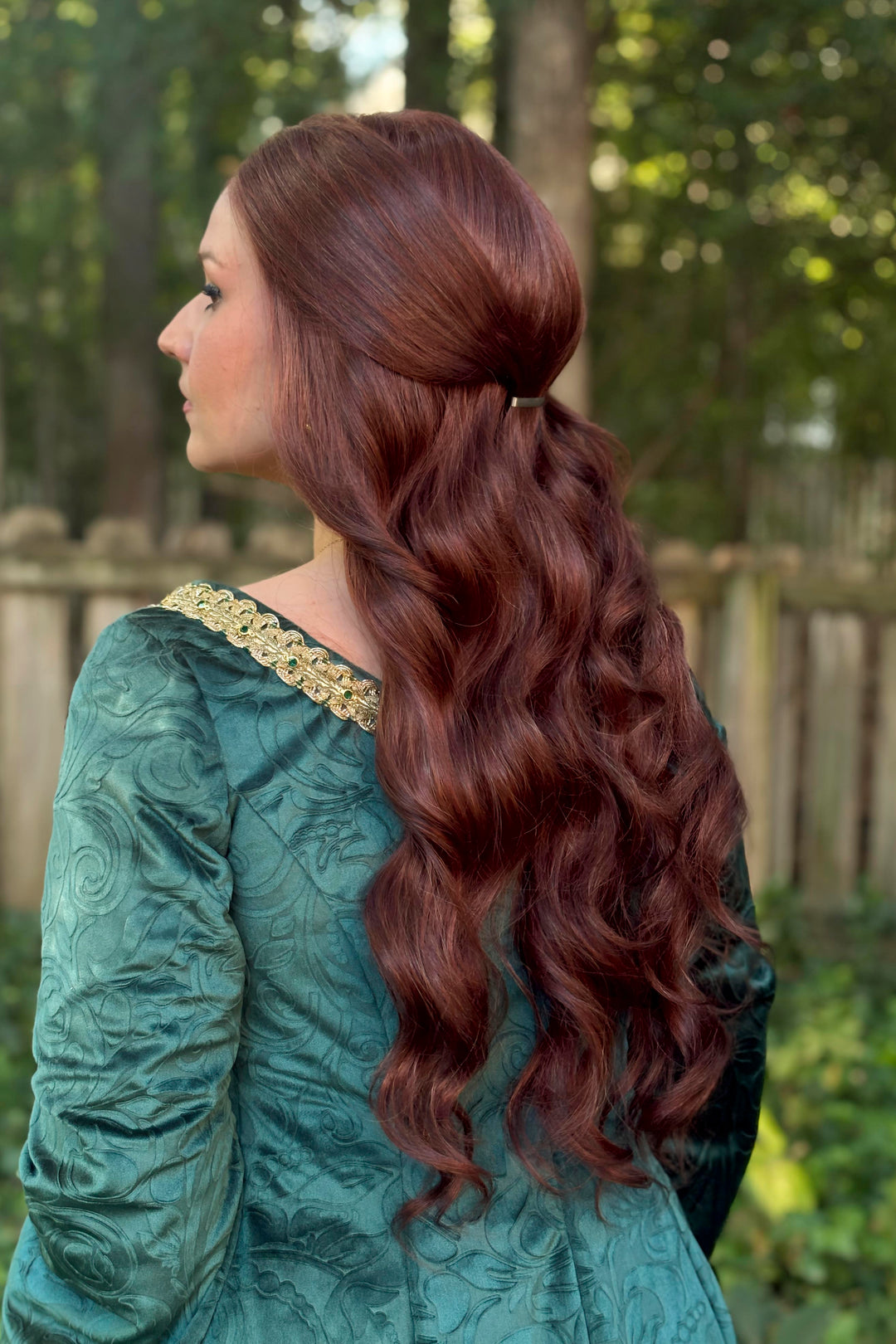 Alicent Hightower Wig  26" Auburn Wavy Lace Front Wig