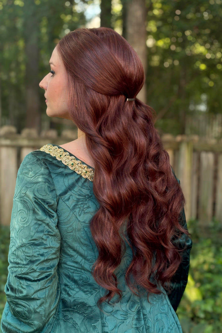 Alicent Hightower Wig  26" Auburn Wavy Lace Front Wig