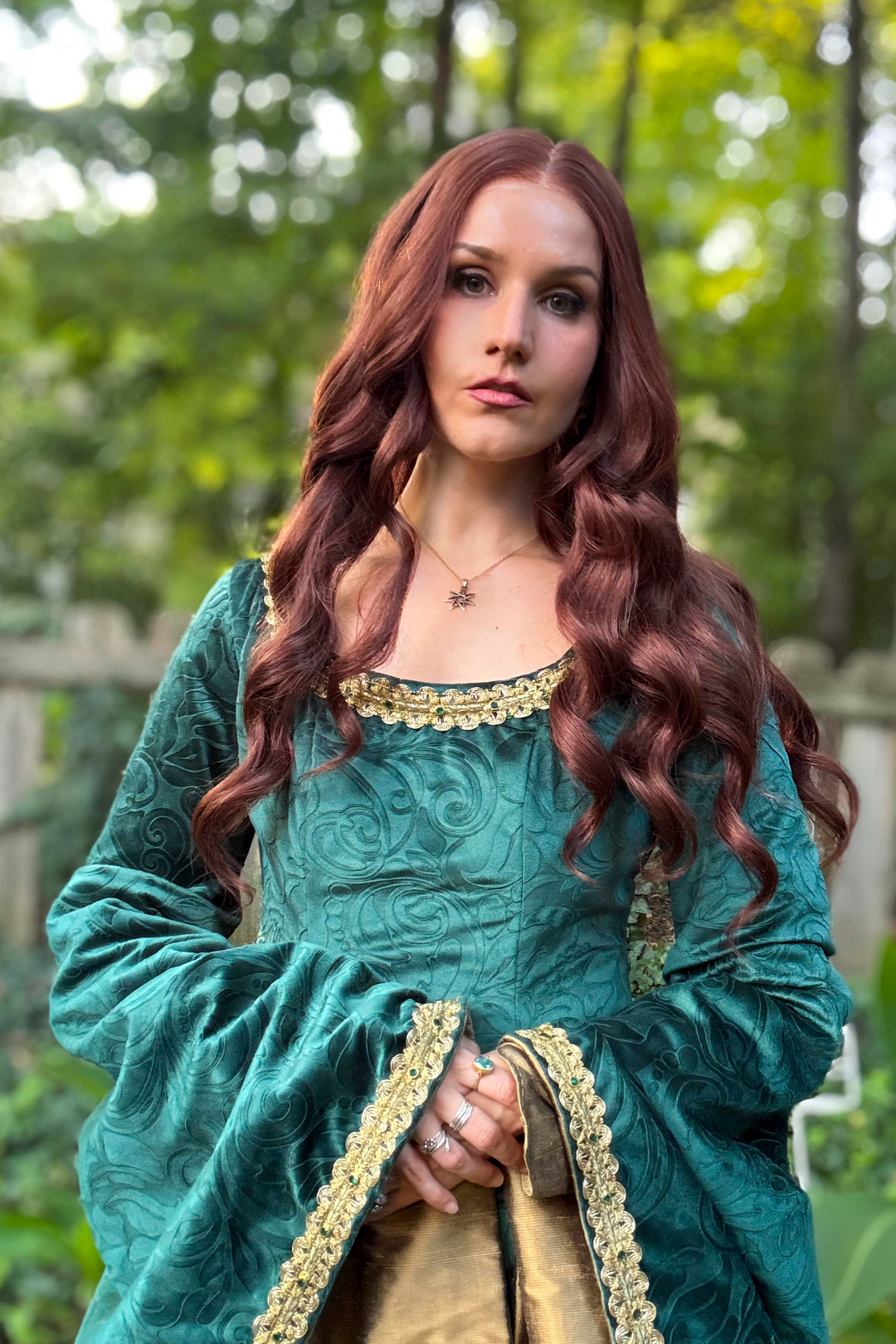 Alicent Hightower Wig  26" Auburn Wavy Lace Front Wig