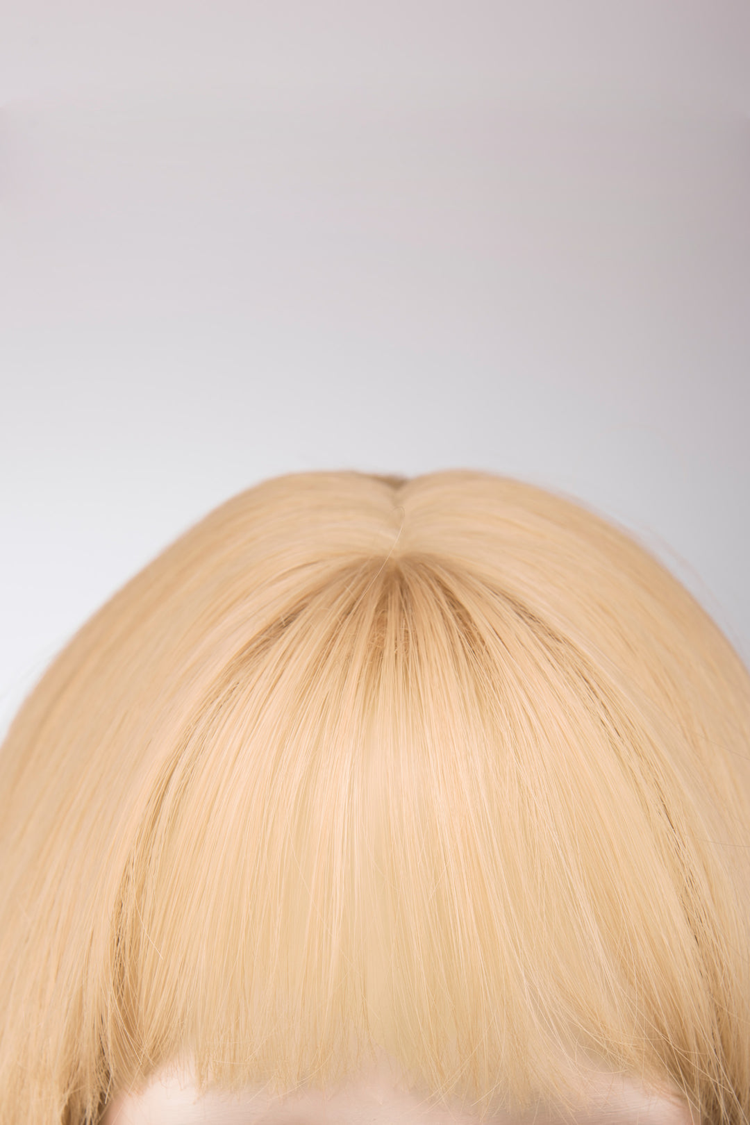 Ash Honey Blonde Wavy Wig with Bangs Ina