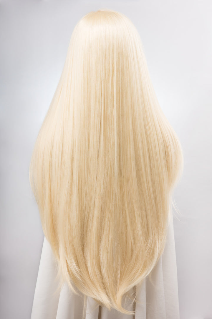 Light Blonde Straight Lace Front Synthetic Wig Ines