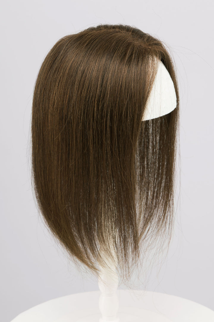 Ash Blonde Balayage Mono Top European Human Hair Topper 10 Inches