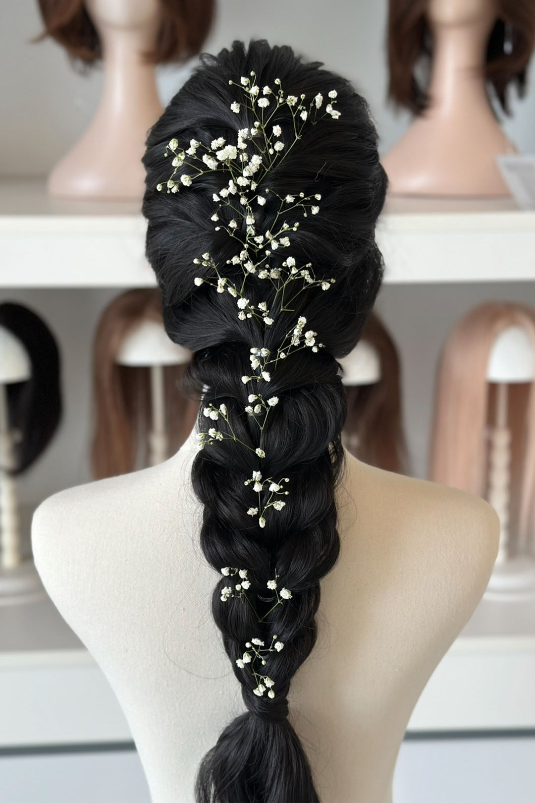 Black Wavy 13" x 6" Lace Top Synthetic Hair Wig Mabel