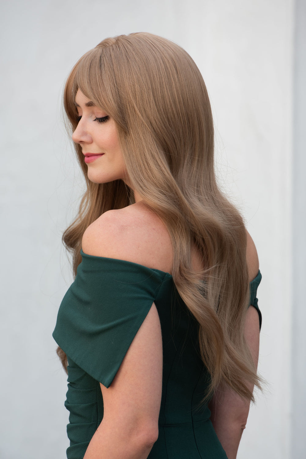Ash Strawberry Blonde Wig with Bangs Beth Dutton Wig Mia