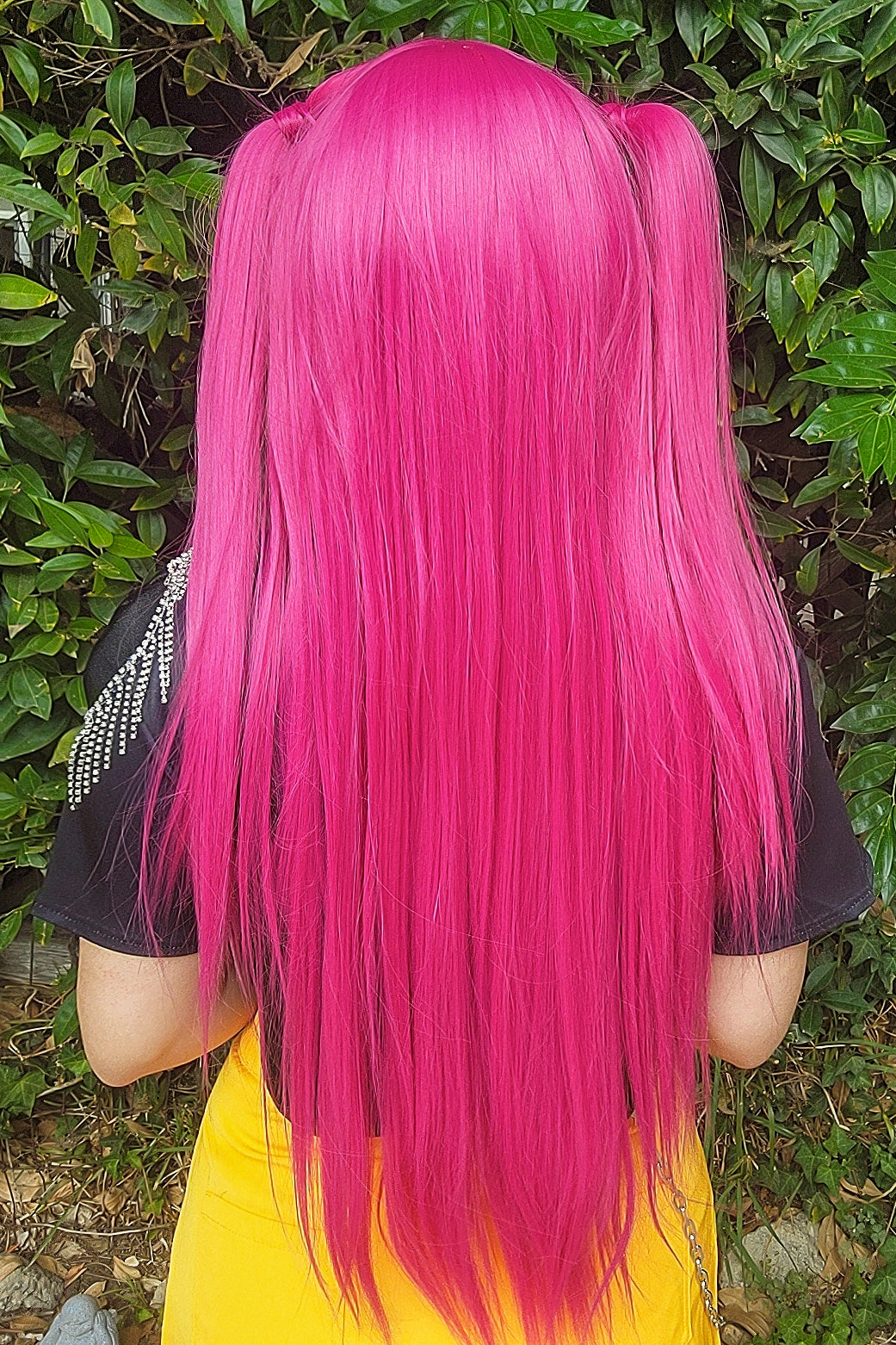 Hot Pink Straight Lace Front Wig Mira