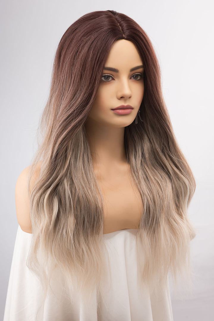 Nova | 24" Dark root with ash blonde ombre wig