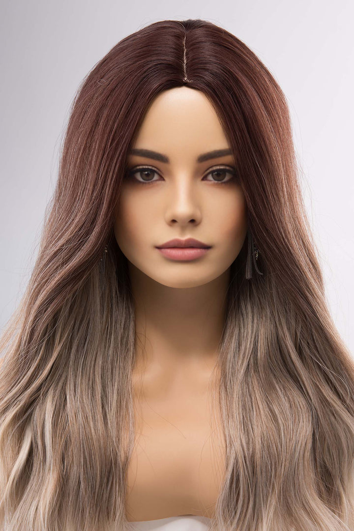 Nova | 24" Dark root with ash blonde ombre wig