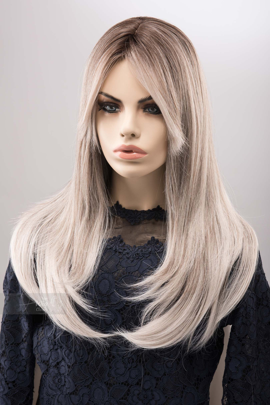 Salt and Pepper Wig with Bang Ombre Silver Grey Wig Multi Gray Balayage Long Wig Side Curtain Bangs Cosplay Wig Party Hair Loss Wig ODILE