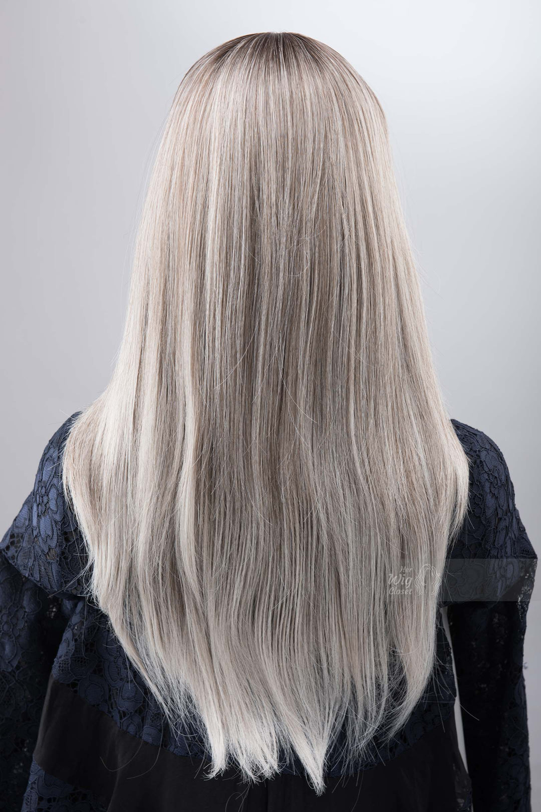 Salt and Pepper Wig with Bang Ombre Silver Grey Wig Multi Gray Balayage Long Wig Side Curtain Bangs Cosplay Wig Party Hair Loss Wig ODILE