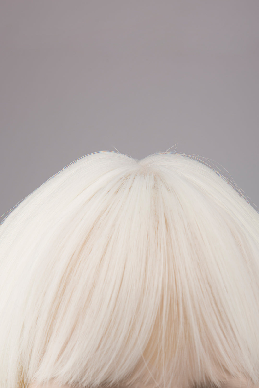 Icy Blonde Short Wavy Wig with Bangs Olga