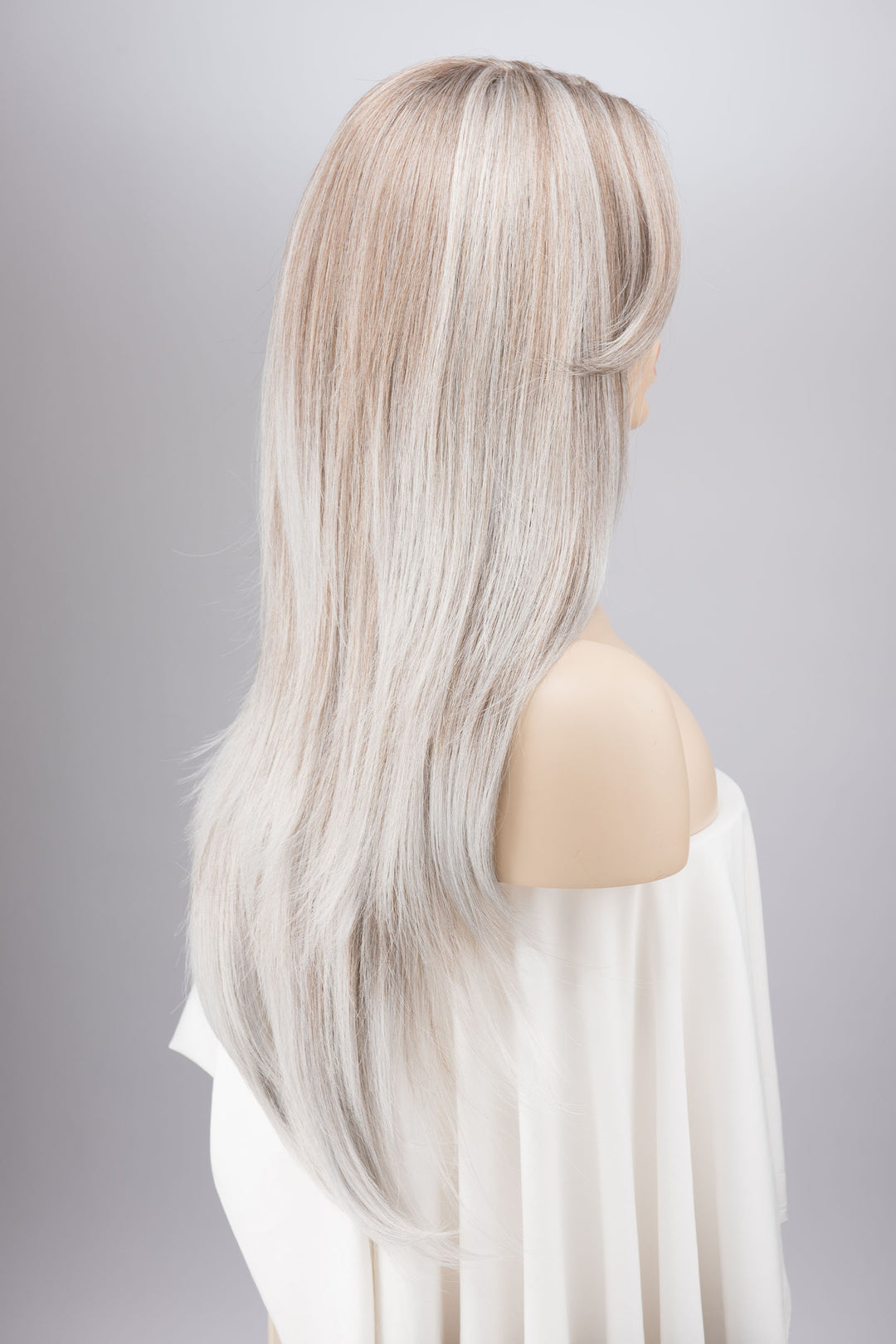 Ash Grey with Icy Silver Highlights Lace Wig Onida