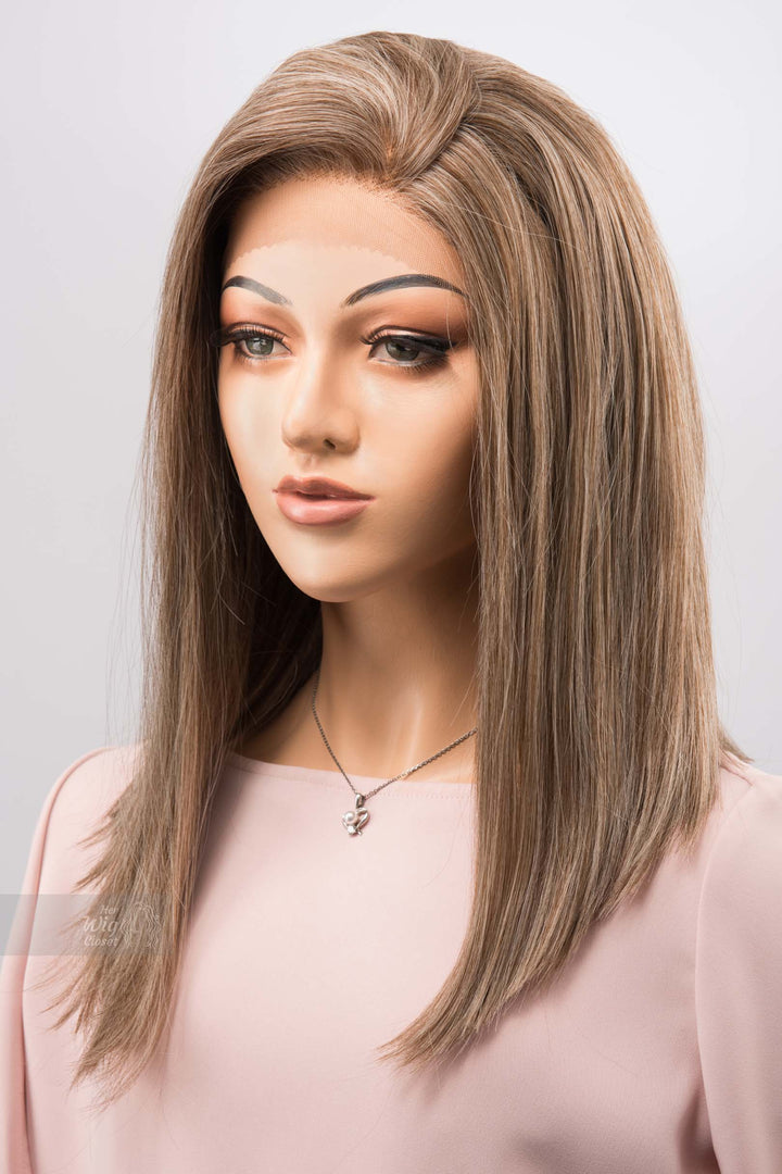 Ash Blonde Wig Balayage Lace Front Wig Free Part Lace Wig Californian Girl Alda