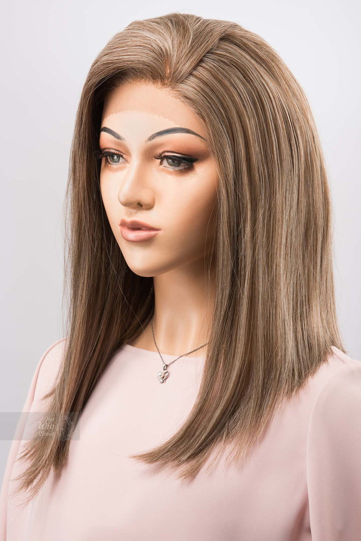Ash Blonde Wig Balayage Lace Front Wig Free Part Lace Wig Californian Girl Alda