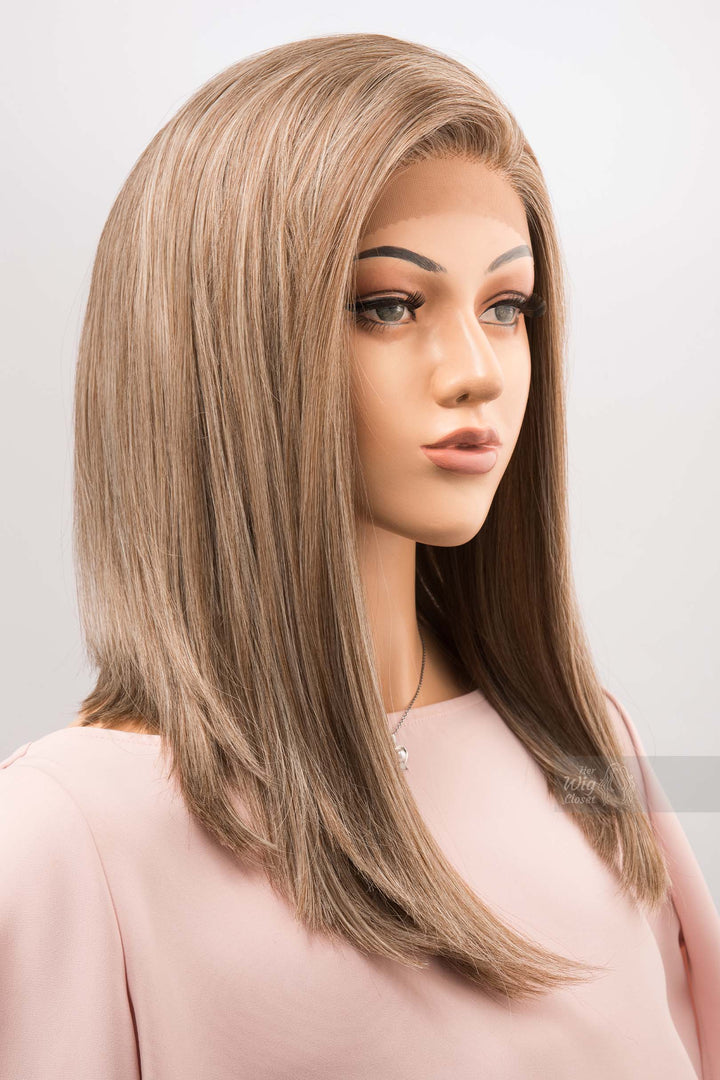Ash Blonde Wig Balayage Lace Front Wig Free Part Lace Wig Californian Girl Alda