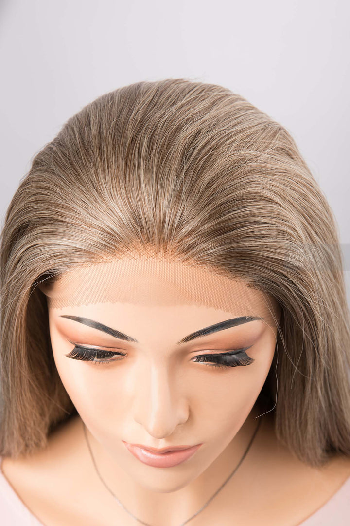 Ash Blonde Wig Balayage Lace Front Wig Free Part Lace Wig Californian Girl Alda