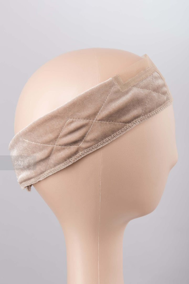 Nude Velvet Lace Wig Grip Band Non-Slip, Anti-Slip Headband One Size Fits All Swiss Lace Wig Holder