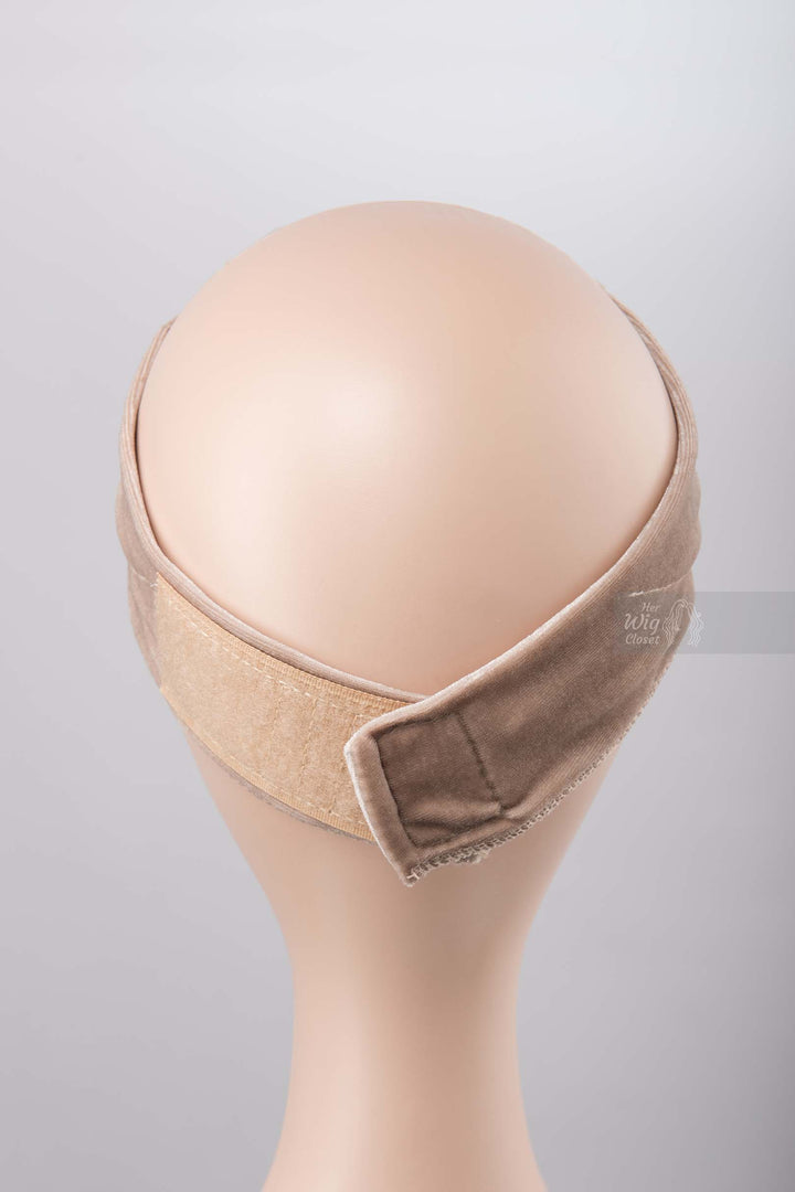 Nude Velvet Lace Wig Grip Band Non-Slip, Anti-Slip Headband One Size Fits All Swiss Lace Wig Holder