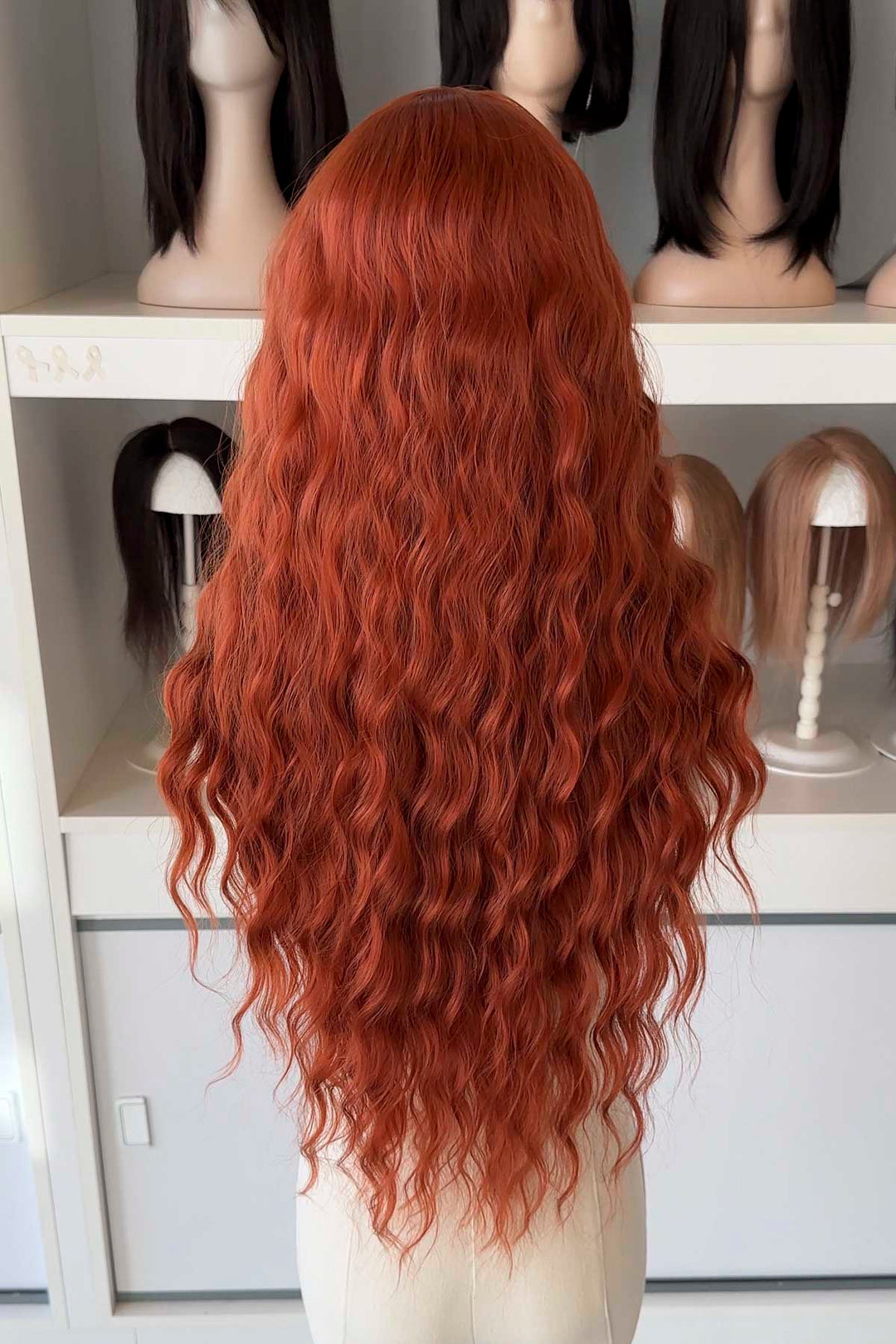 Auburn Dream | 26" Deep Wavy Lace Front Wig Roisin