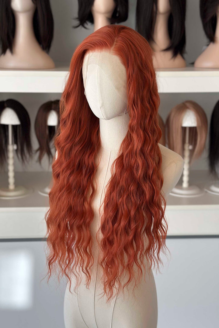 Auburn Dream | 26" Deep Wavy Lace Front Wig Roisin