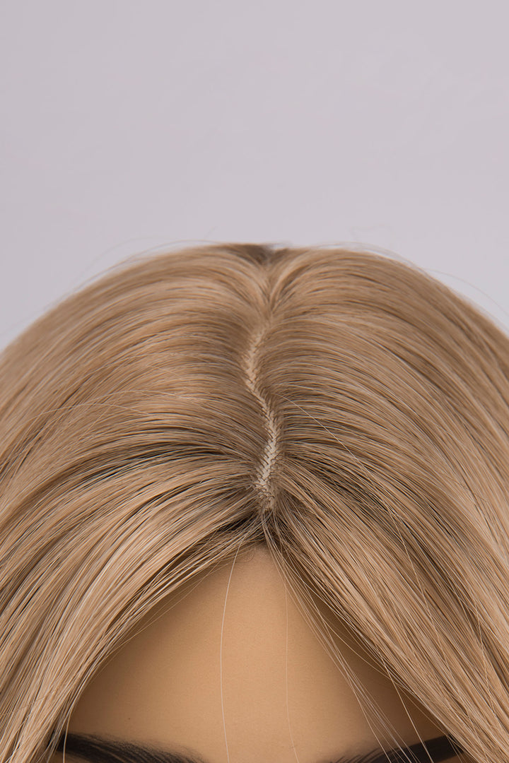 Ash Brown Long Wavy Wig with Bangs Samara
