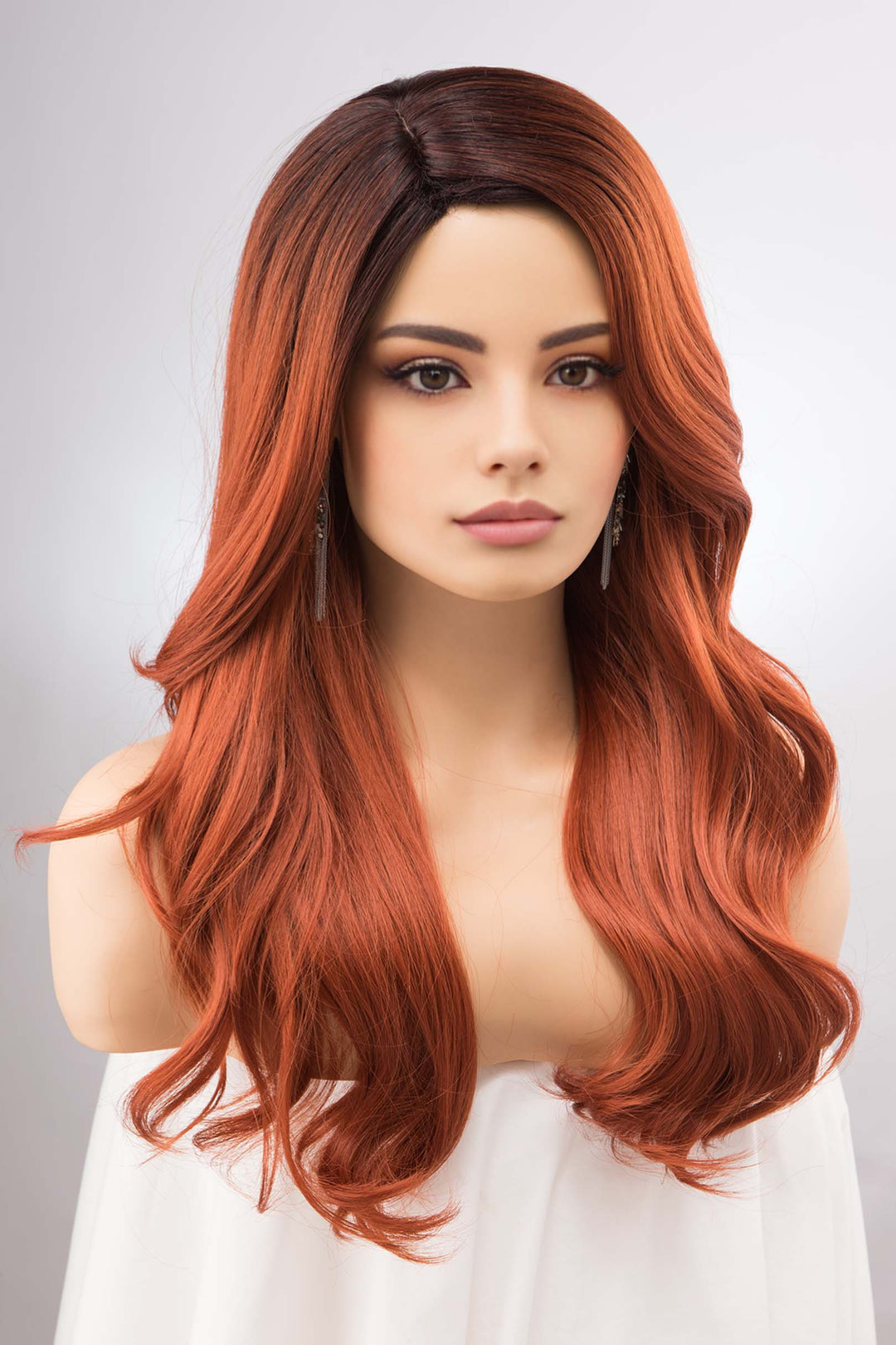 Reddish Copper Wavy Wig Sophia