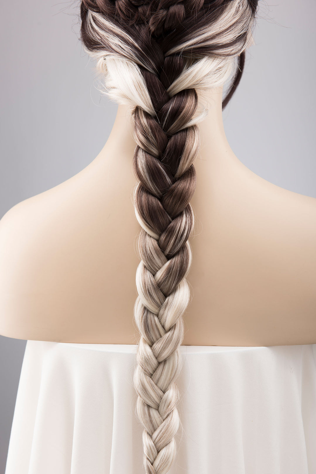 Dark Roots Silver Ombre Wavy Large Lace Front Wig Fourth Wing Cosplay Sorrengail