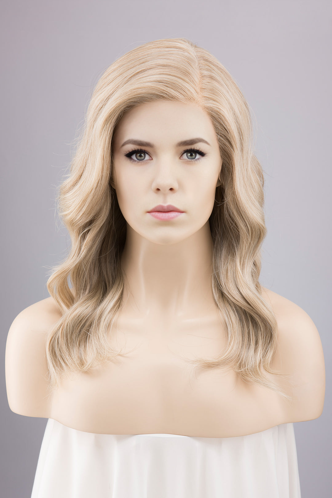 Ash Blonde Side Part Lace Front Wig Sue Storm