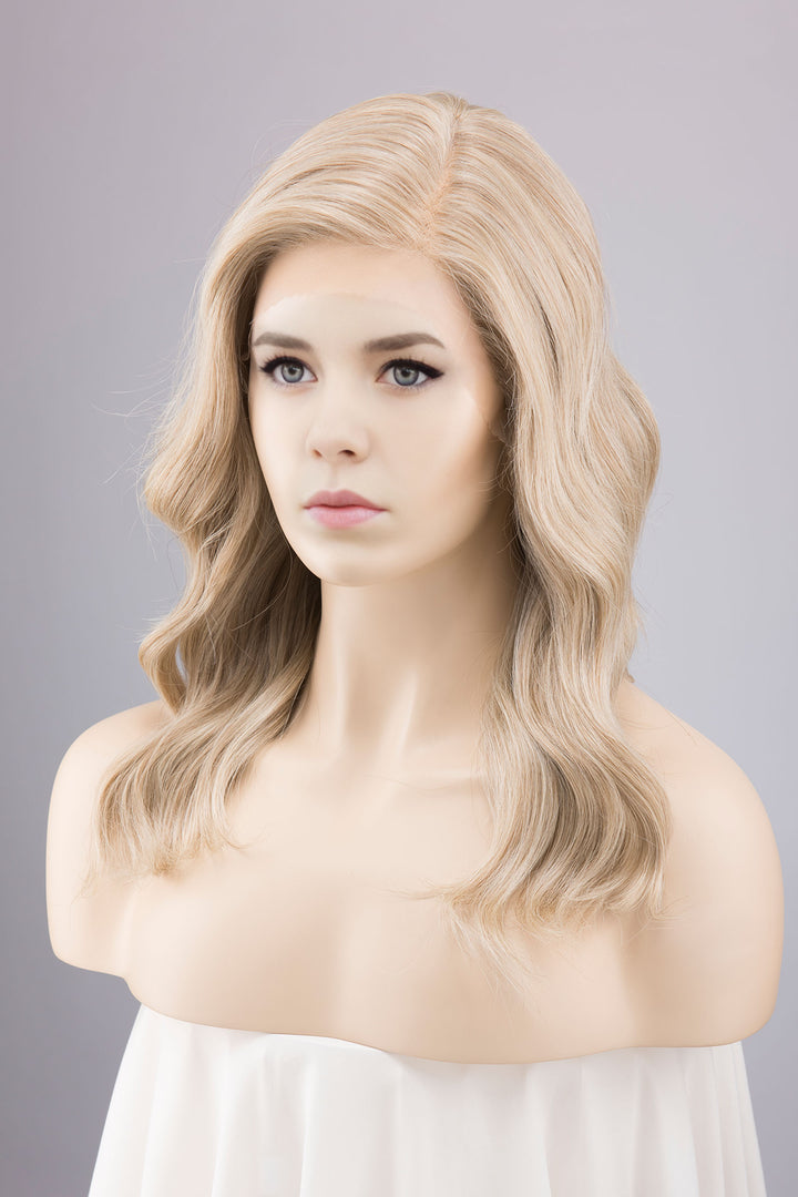Ash Blonde Side Part Lace Front Wig Sue Storm