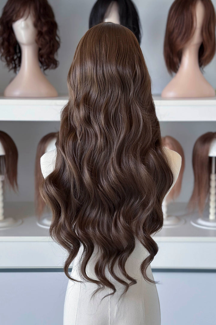 Natural Brown Wavy Lace Front Wig Nesta