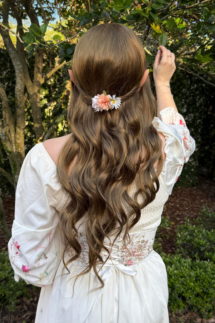 Dark Ash Golden Brown Wavy Lace Front Wig ACOTar Cosplay Elain