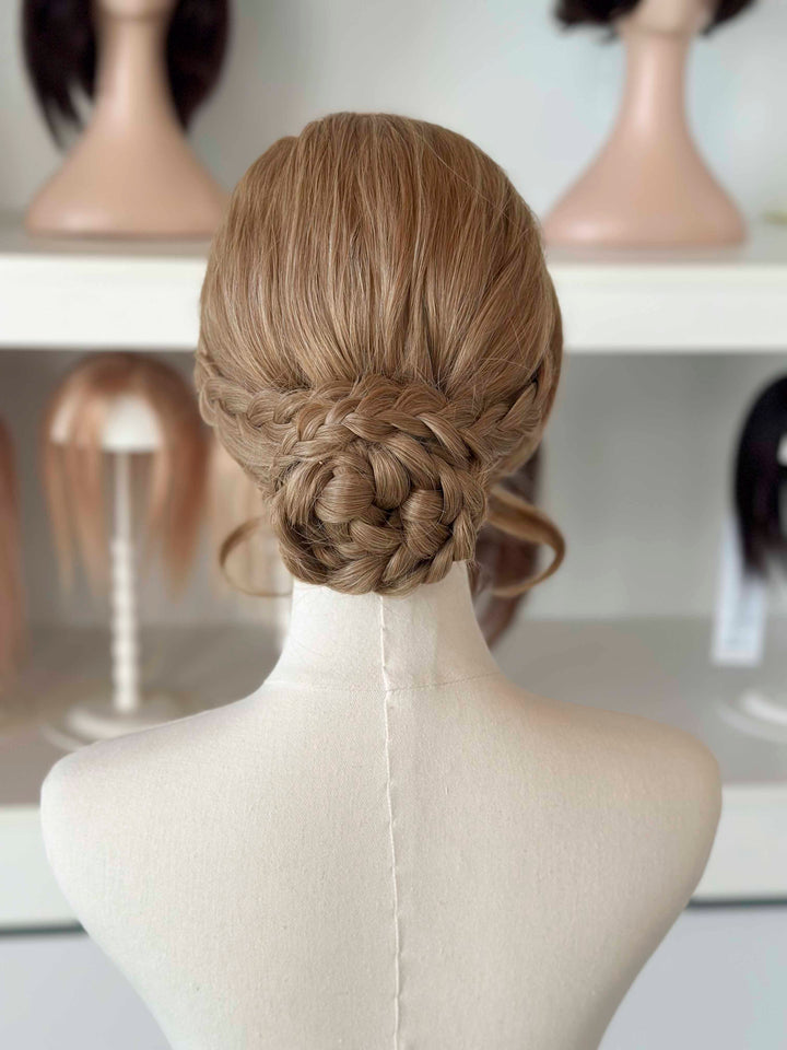 High Lady Lace Wig Golden Brown Wavy Hair ACOTAR Cosplay