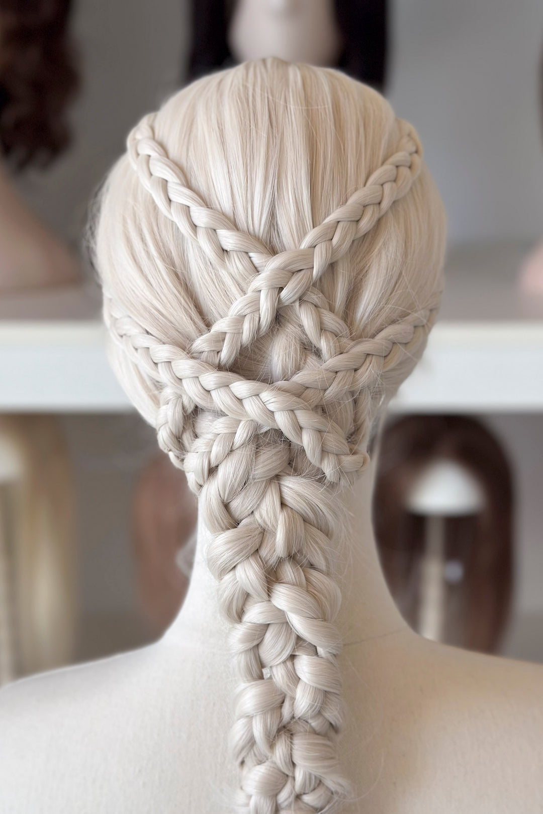 Icy Blonde Large Lace 13x4 Long Wavy Wig Game of Throne Rhaenyra Daenerys