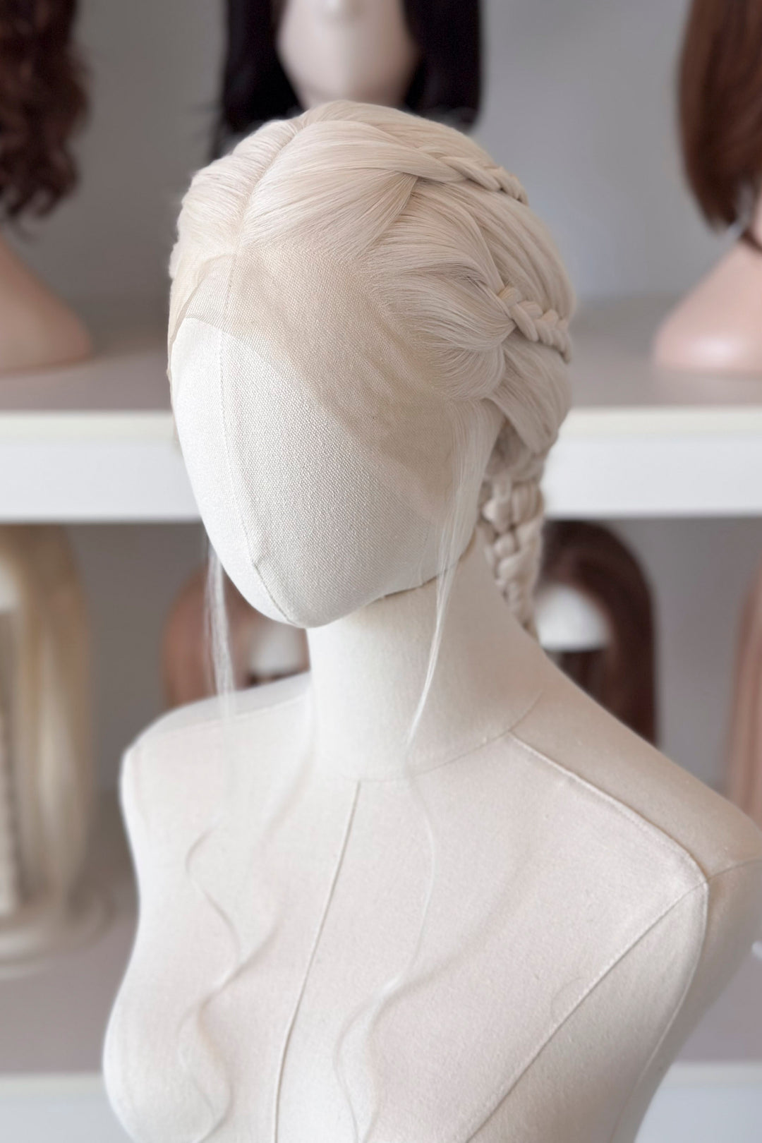 Icy Blonde Large Lace 13x4 Long Wavy Wig Game of Throne Rhaenyra Daenerys