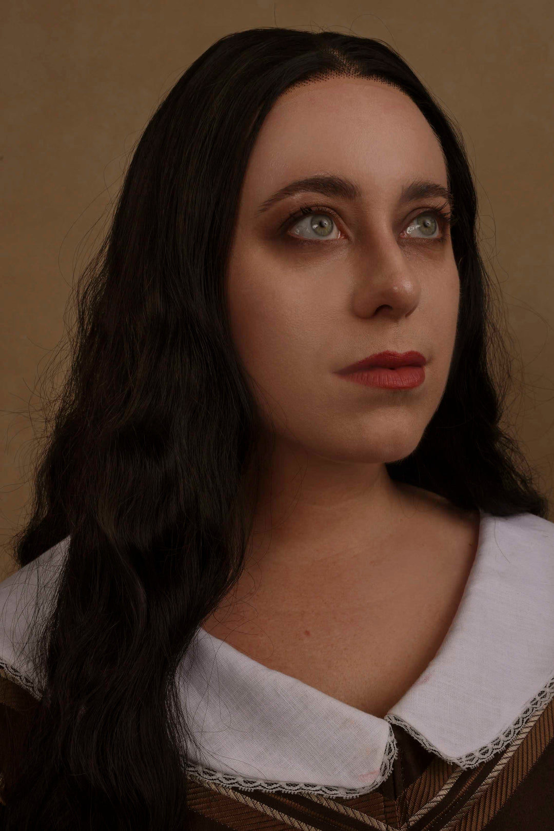 Natural Black Wavy Lace Front Synthetic Hair Wig Mabel